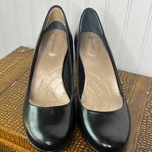 Giani Bernini Black Leather Pumps size 9 & 9.5